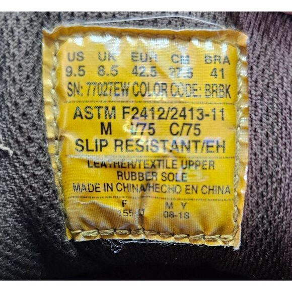 SKECHERS Work Men's Soft Stride Canopy High Top Athletic Composite Toe Shoes Siz - Picture 10 of 10